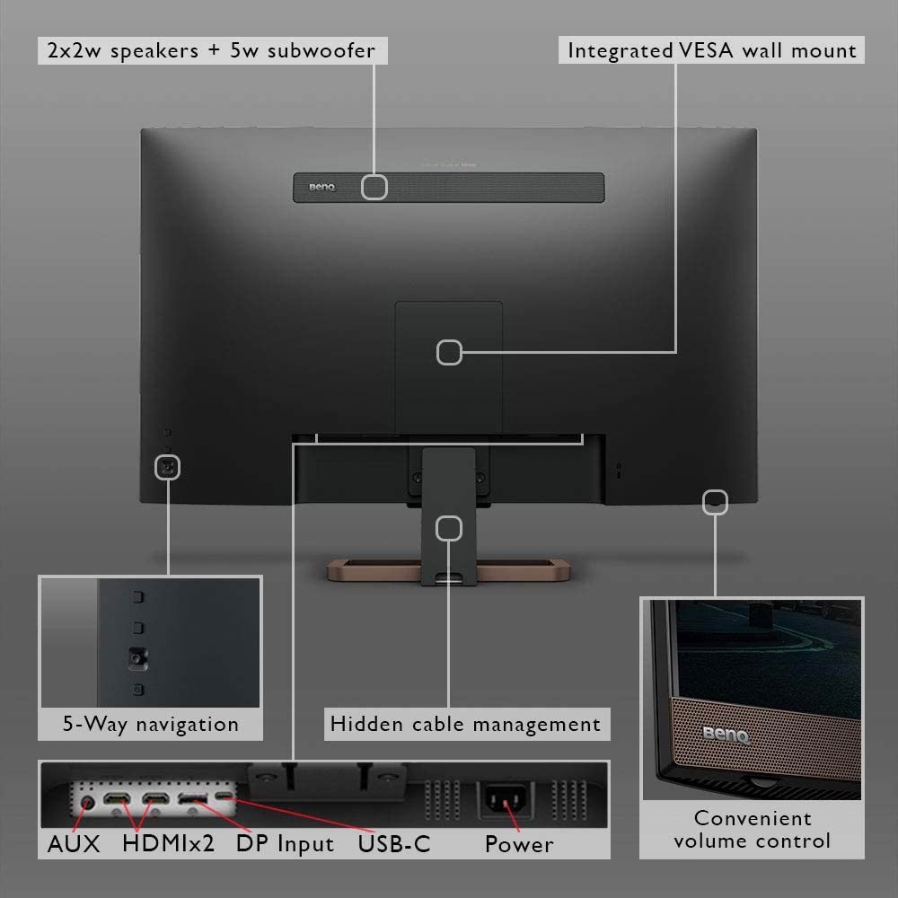 BenQ EW3280U 32 inch 4K Monitor | IPS | Multi Media with HDMI